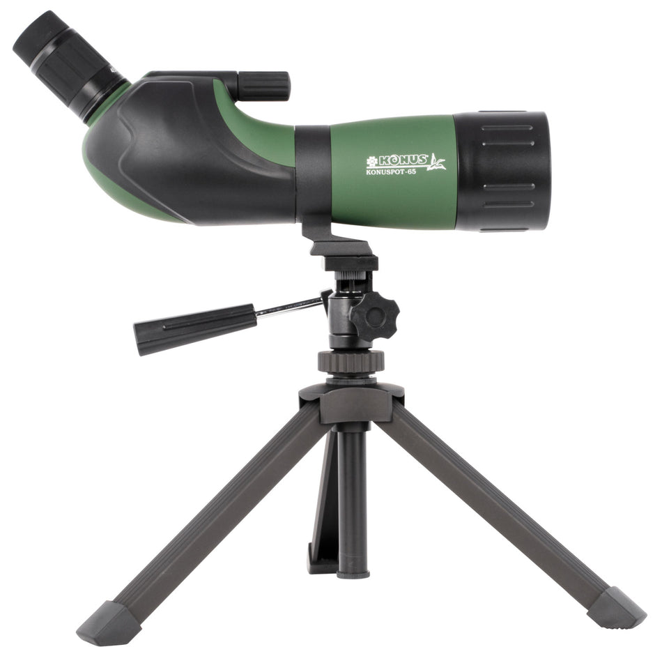Konus 7128 Konuspot 65 15-45x65mm Black/Green Angled Body Spotting Scope