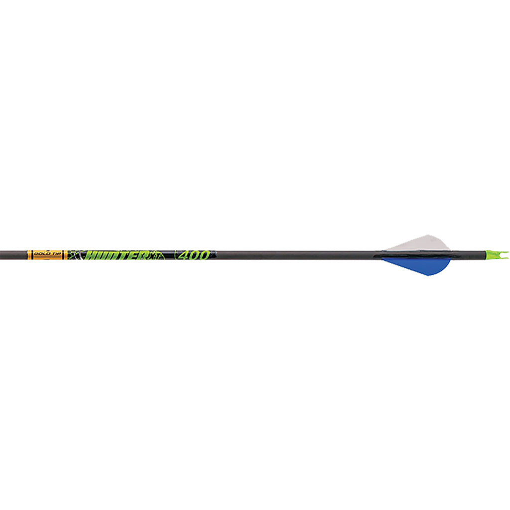 Gold Tip Hunter XT 400 Carbon Arrows with Raptor Vanes 12-Pack