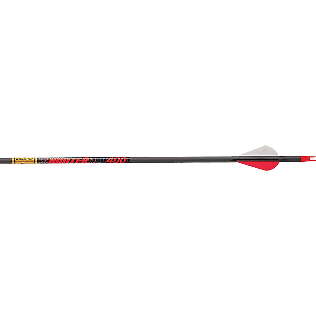 Gold Tip Hunter 400 Carbon Arrows with Raptor Vanes 12-Pack