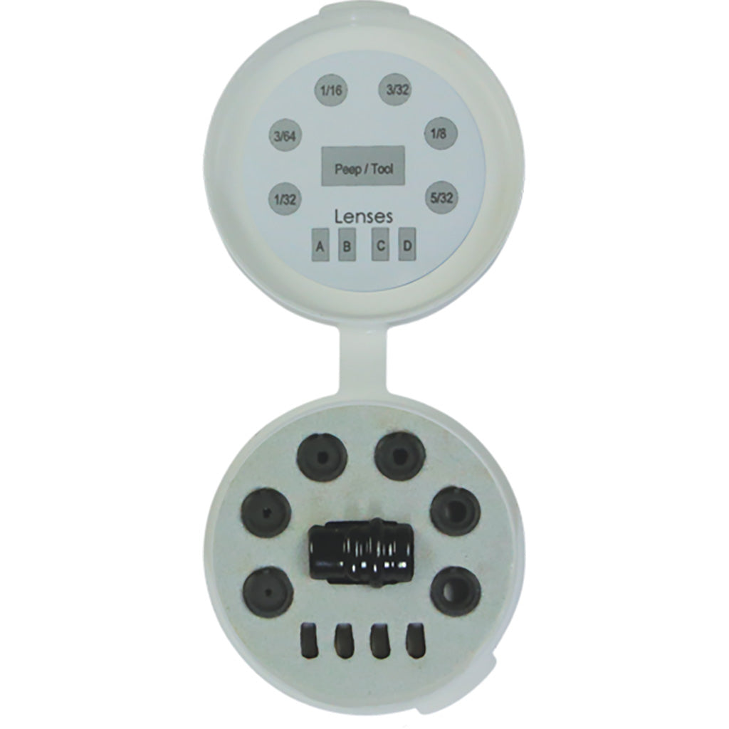 Hamskea Insight Short Draw Peep Kit with 6 Apertures and Peep Housing