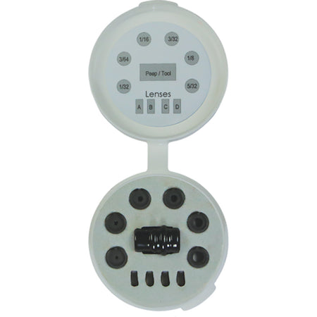 Hamskea Insight Short Draw Peep Kit with 6 Apertures and Peep Housing