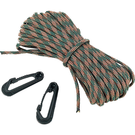 Paradox Camo Paracord Bow Rope 30 ft. with Clips