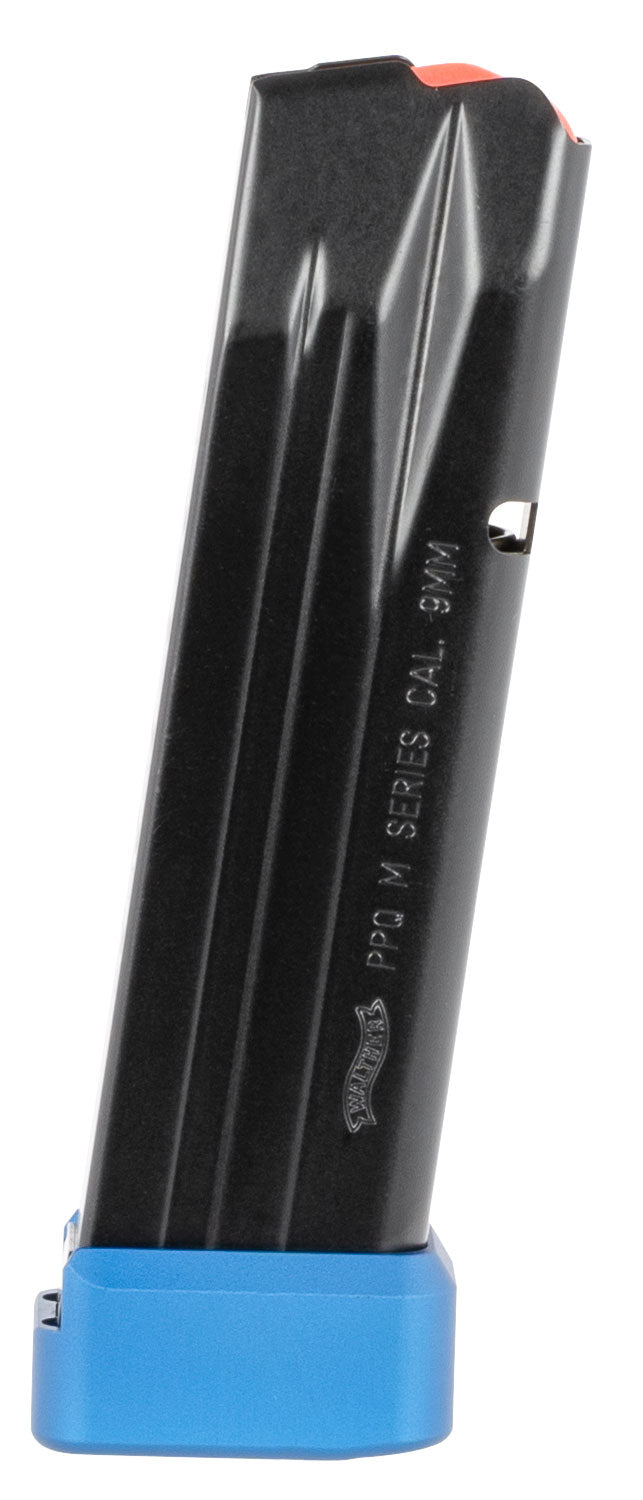 Walther Arms 2836335 PPQ M2/SF Pro 15rd/17rd 9mm Luger Magazine Blued/Black Steel
