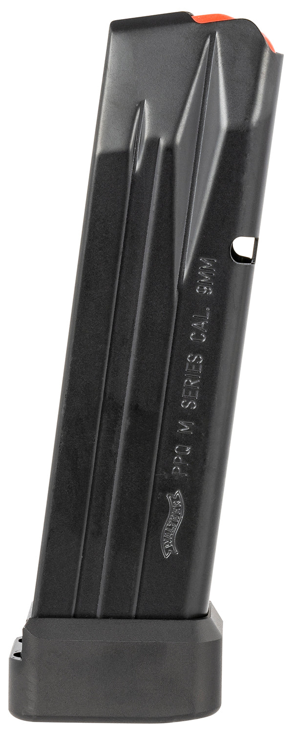 Walther Arms 2830400 PPQ M2/SF Pro 15rd/17rd 9mm Luger Magazine Black Steel
