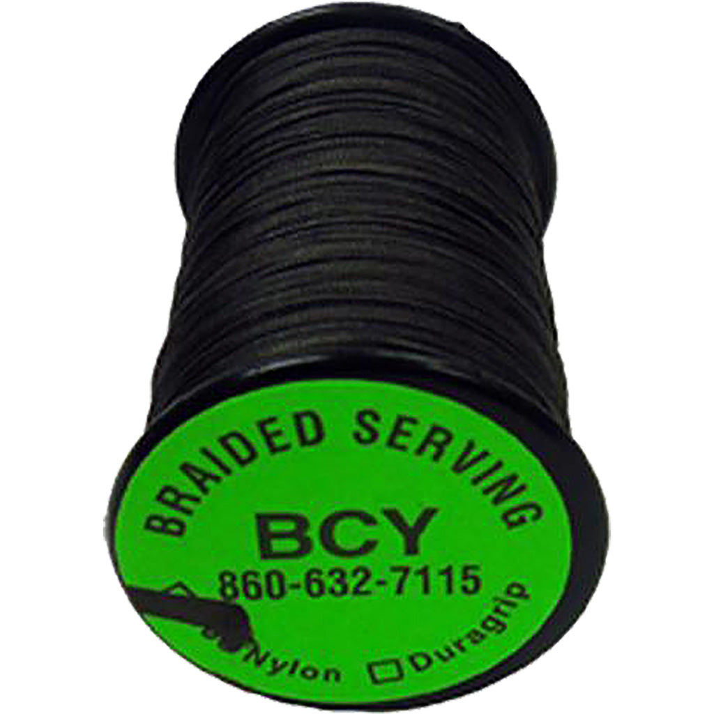 BCY 350 Nylon Braided End Serving Black .015 - 125 yds.