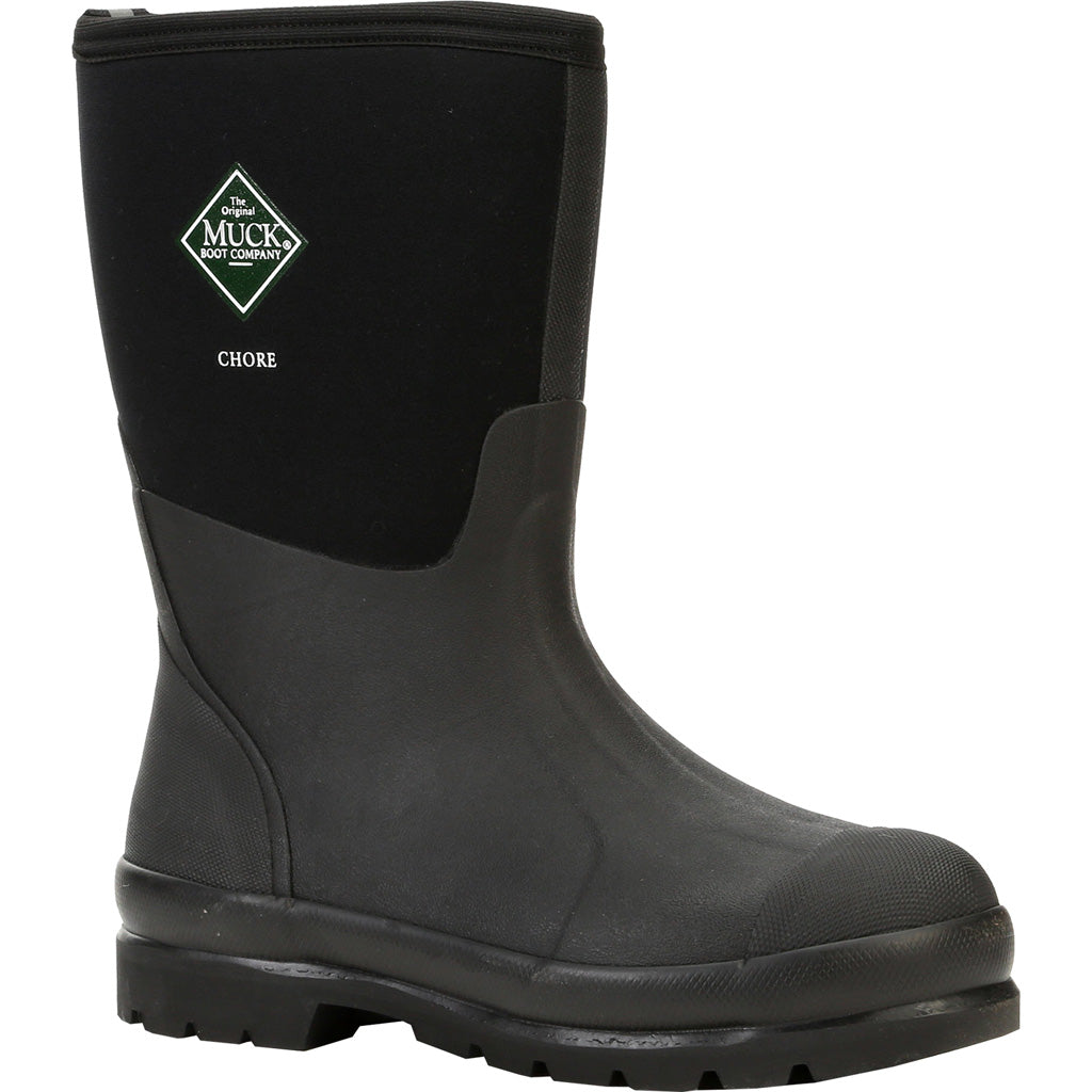 Muck Classic Chore Mid Boot Black Size 9