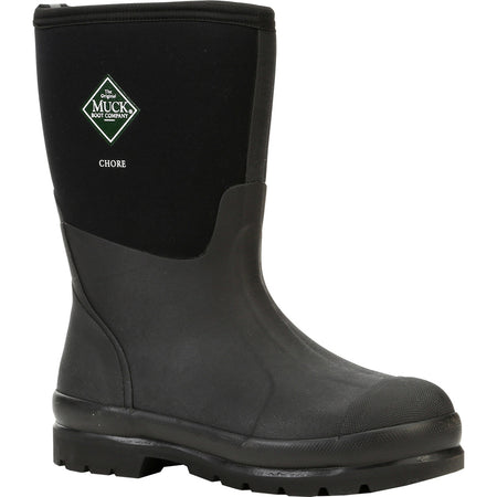 Muck Classic Chore Mid Waterproof Boot Black Size 11