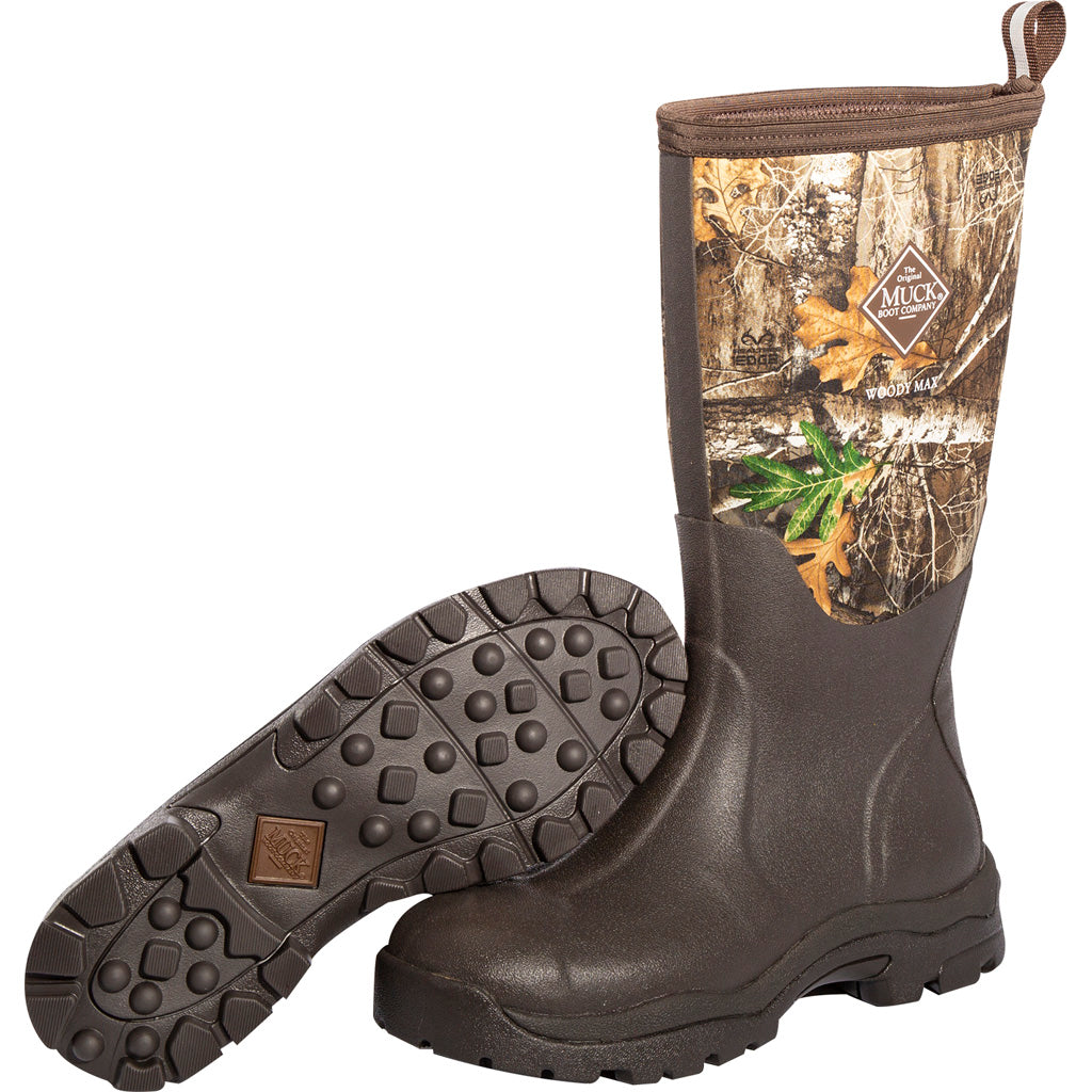 Muck Women's Woody PK Waterproof Hunting Boot Realtree Edge Size 10