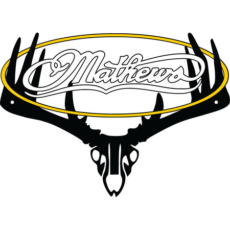 Raxx Mini Bow Hanger Wall Rack Mathews Archery Carbon Steel Powder Coat