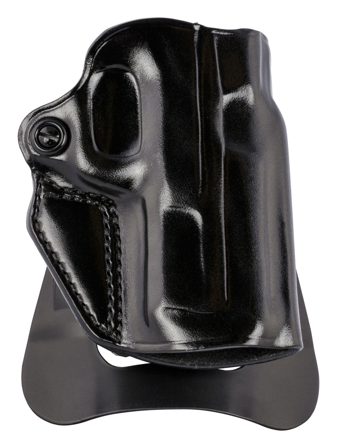 Galco SM2858B Speed Master 2.0 OWB Black Leather Paddle Holster for S&W M&P Shield EZ, Right Hand