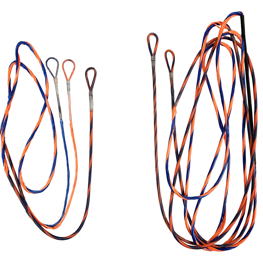 FirstString Genesis Bow String and Cable Set Blue/Flo Orange