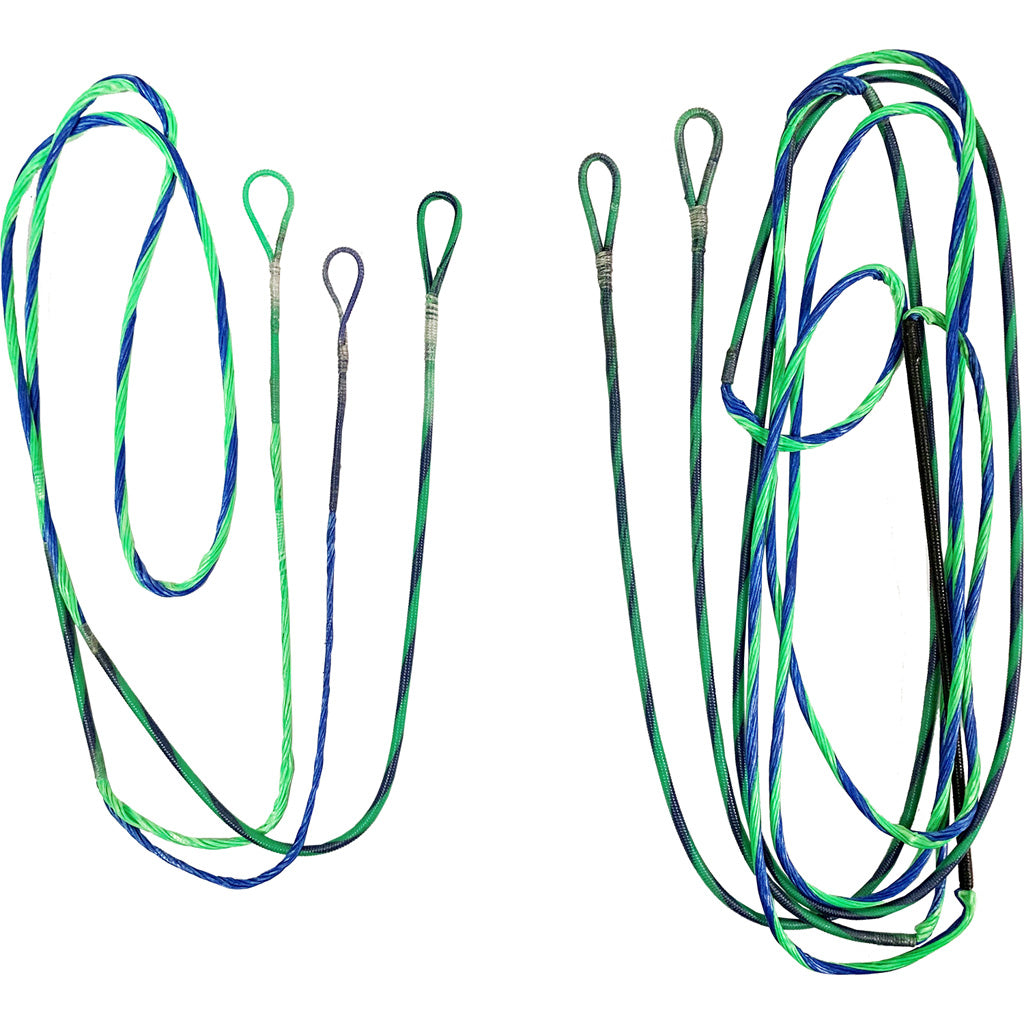 FirstString Genesis Bow String and Cable Set Flo Green/Blue