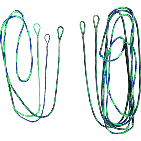 FirstString Genesis Bow String and Cable Set Flo Green/Blue