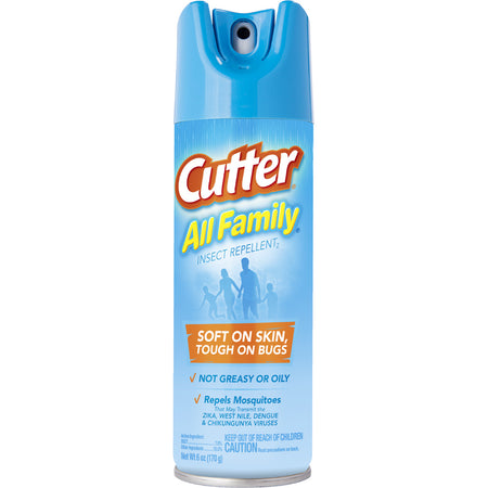 Cutter All Family Insect Repellent Aerosol 7% DEET 6 oz. Can