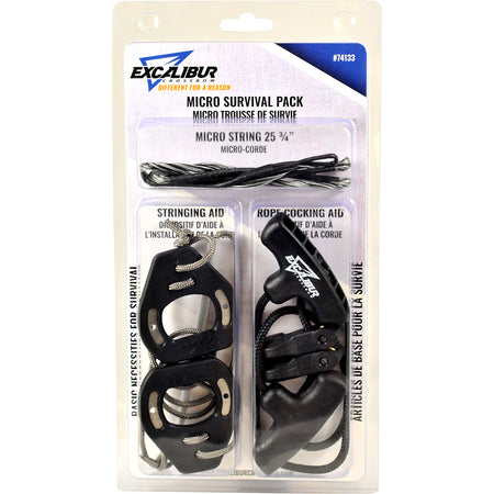 Excalibur Micro Crossbow Survival Pack with String, Rope Cocker and Stringing Aid