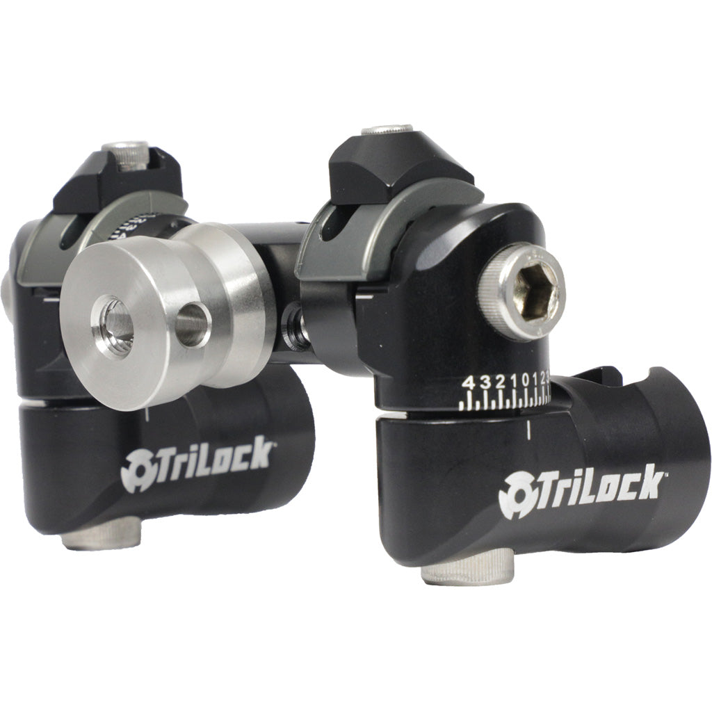 Axcel TriLock Adjustable V-Bar Stabilizer Mount - Black