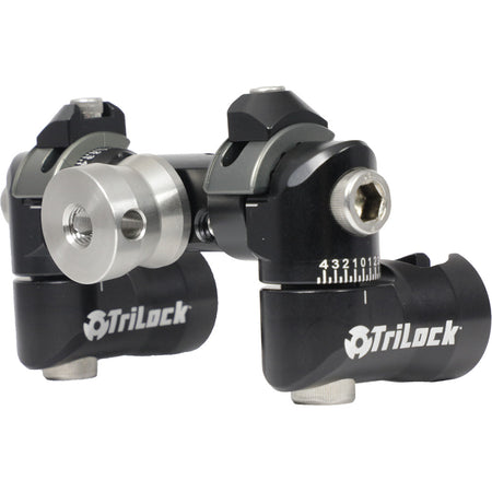 Axcel TriLock Adjustable V-Bar Stabilizer Mount - Black