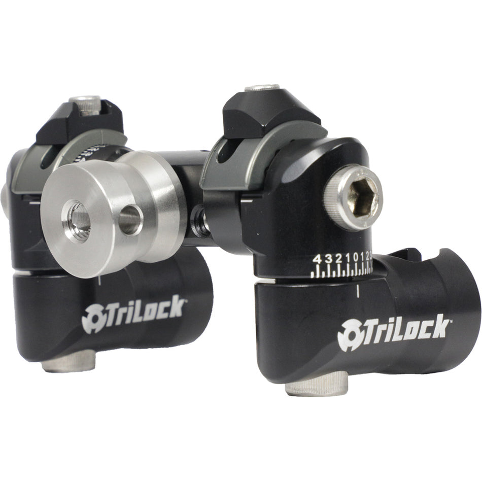 Axcel TriLock Adjustable V-Bar Stabilizer Mount - Black