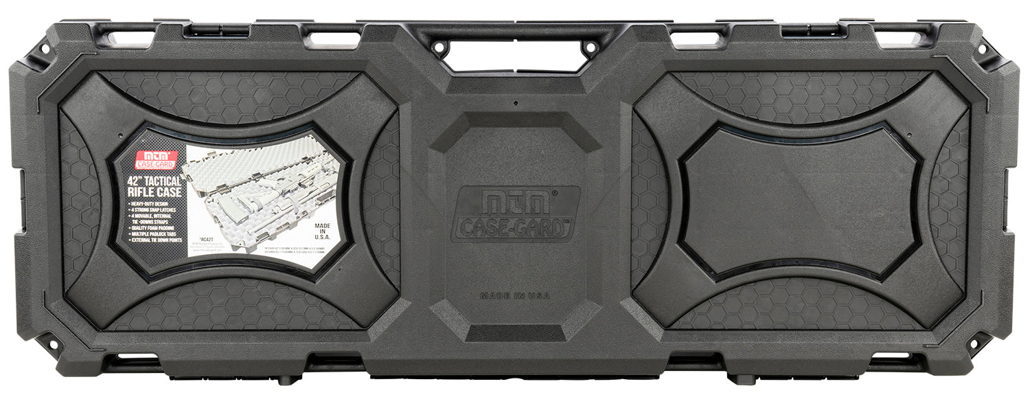 MTM Case-Gard RC42T Tactical Rifle Case 42-Inch Black Holds 2 Rifles