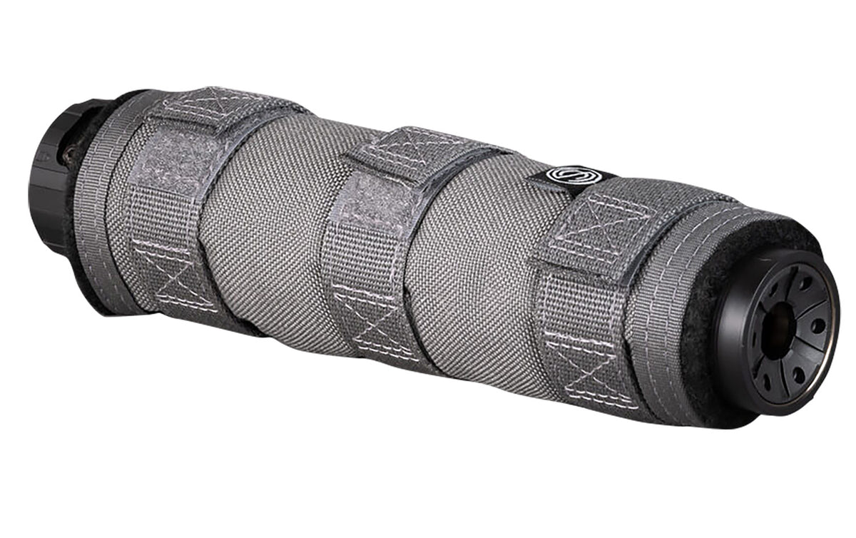 SilencerCo AC1981 High Temp Suppressor Cover 6" Gray Nylon Heat Resistant