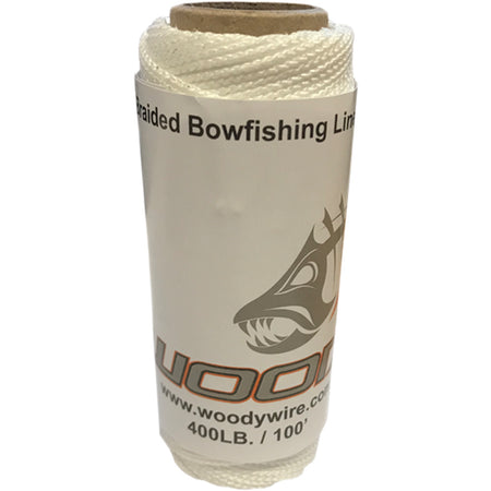 Woody Wire Bowfishing Braided Line 400 lb. 100 ft.