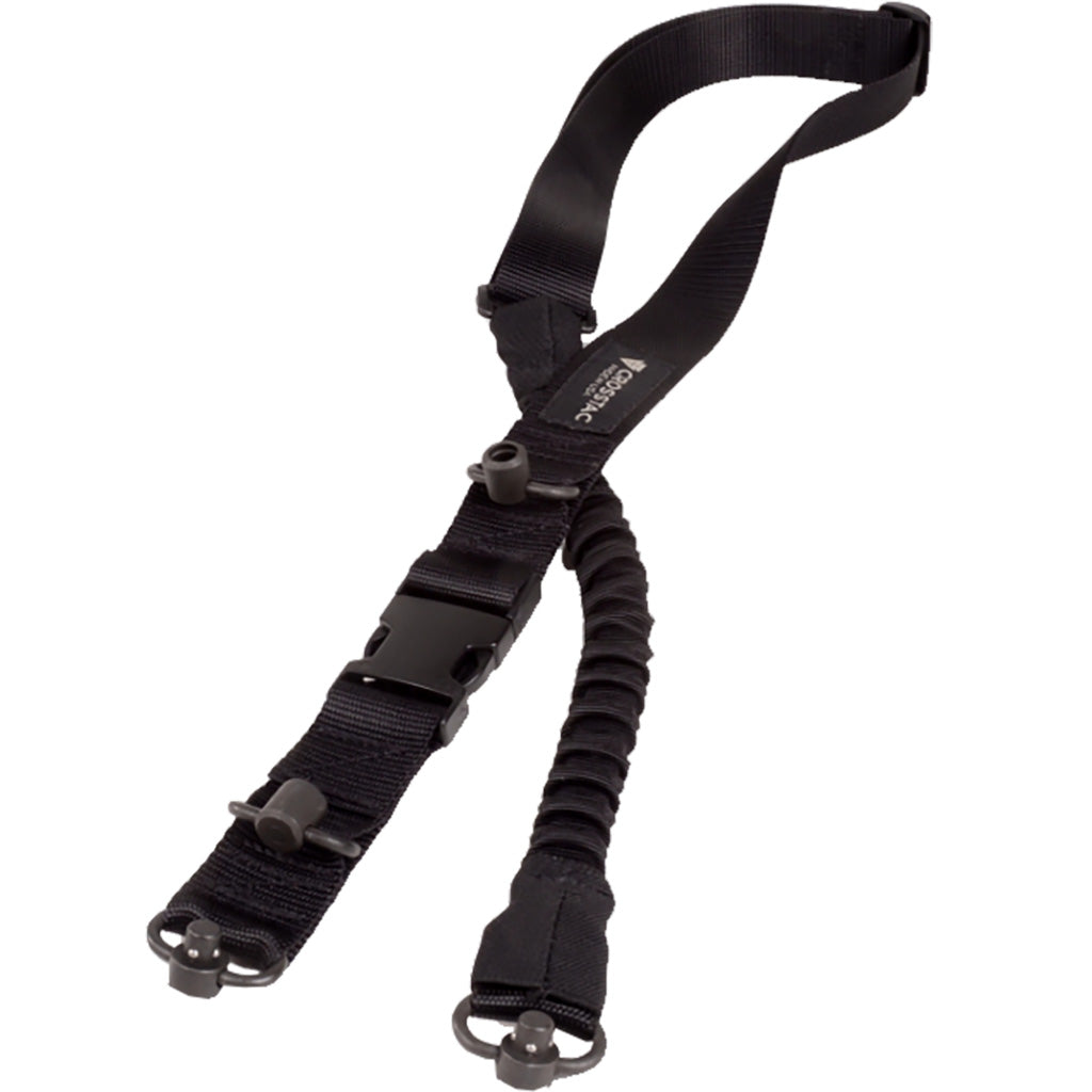CrossTac Ambi Sling Wide Black with QD Swivel