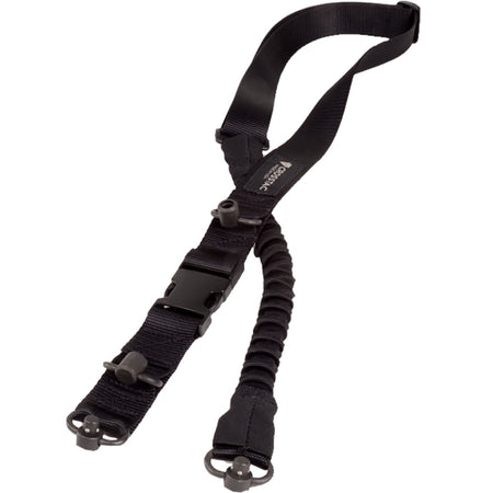 CrossTac Ambi Sling Wide Black with QD Swivel