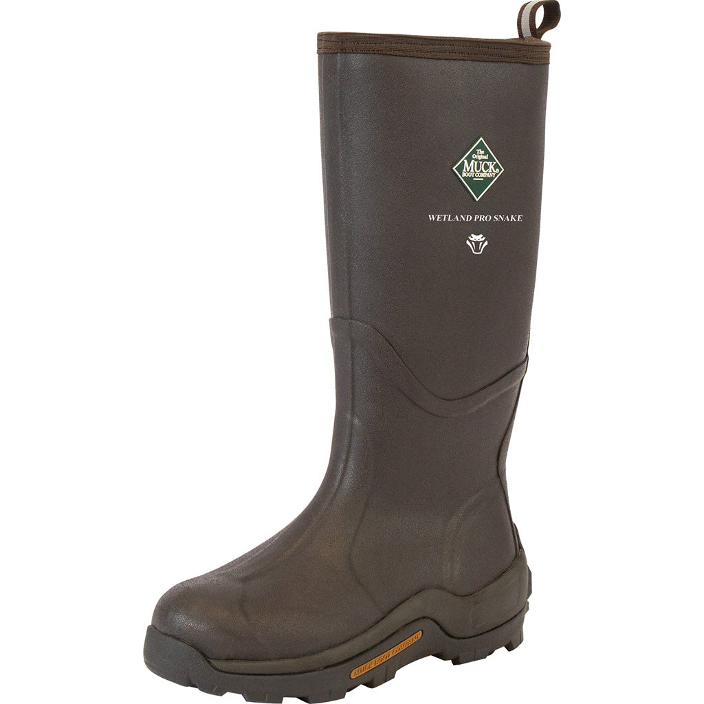 Muck Wetland Pro Snake Resistant Boot Brown Size 8