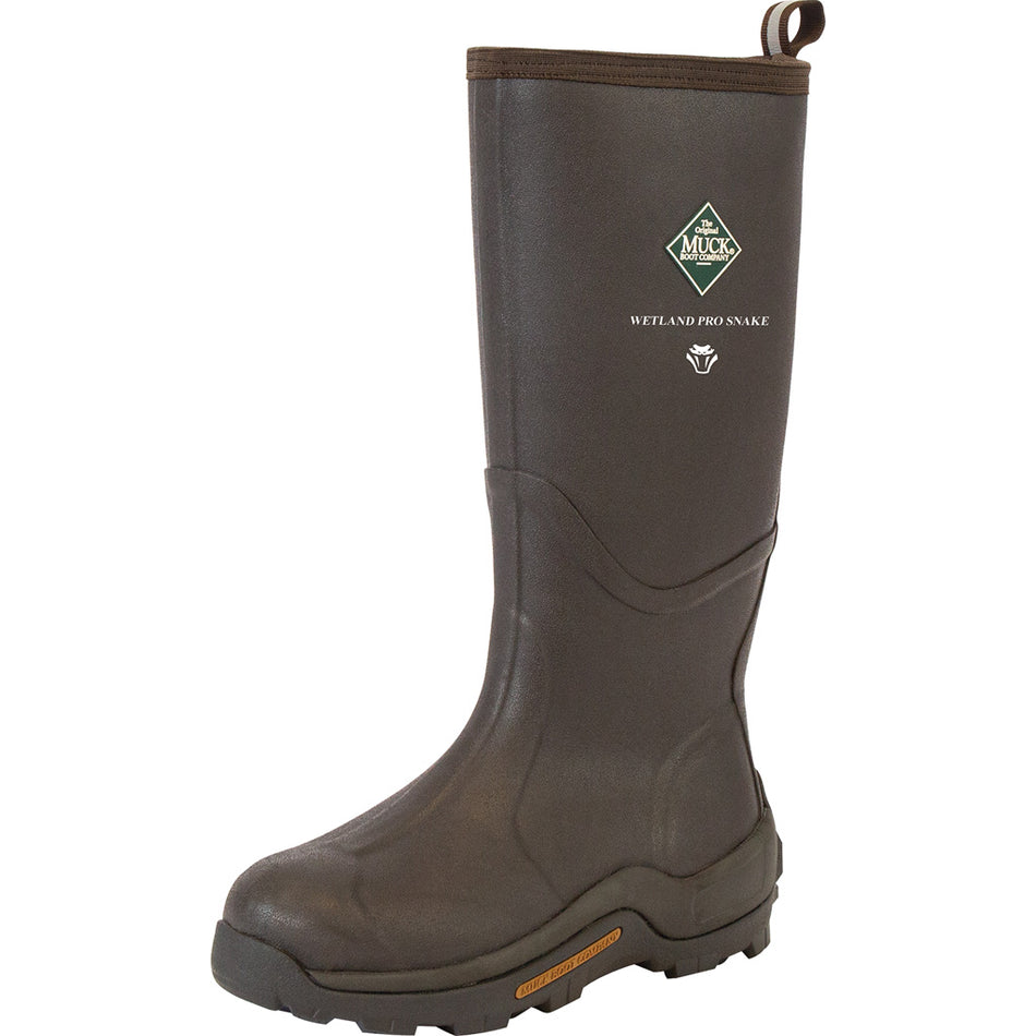 Muck Wetland Pro Snake Resistant Boot Brown Size 10