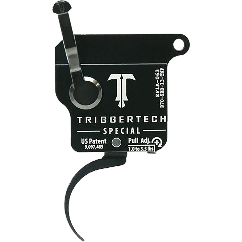 TriggerTech Rem 700 Special Single Stage Trigger PVD Black Pro Curved RH