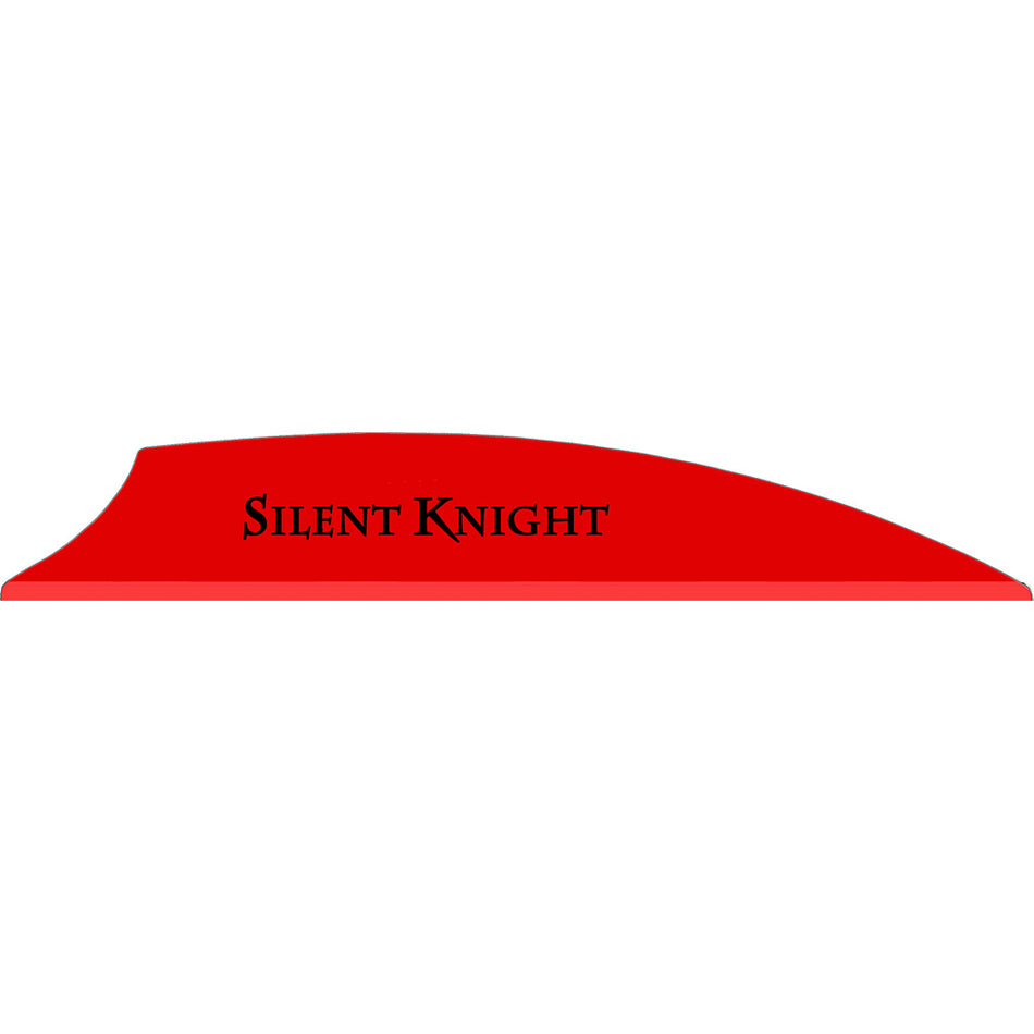 Flex Fletch Silent Knight Arrow Vanes Red 3 in. 36 Pack