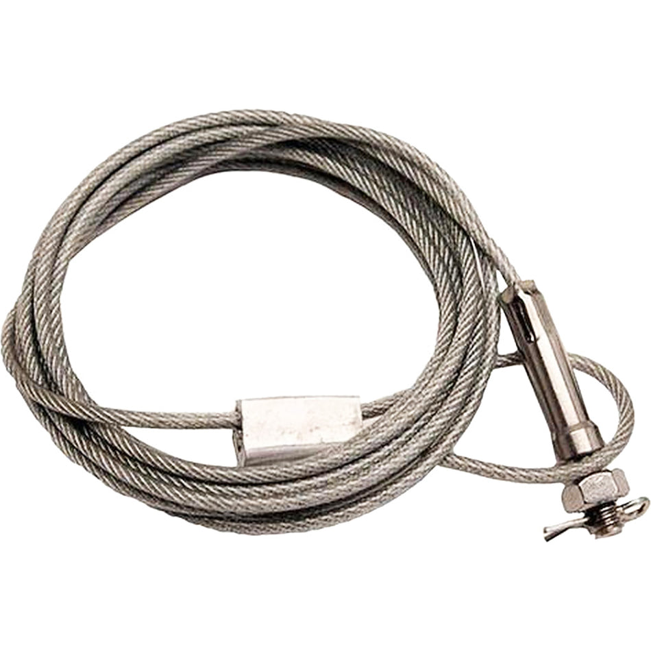 Bulldog Deluxe Gun Safe Security Cable 6 ft Silver
