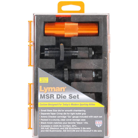 Lyman MSR Precision 3-Piece Die Set for .224 Valkyrie
