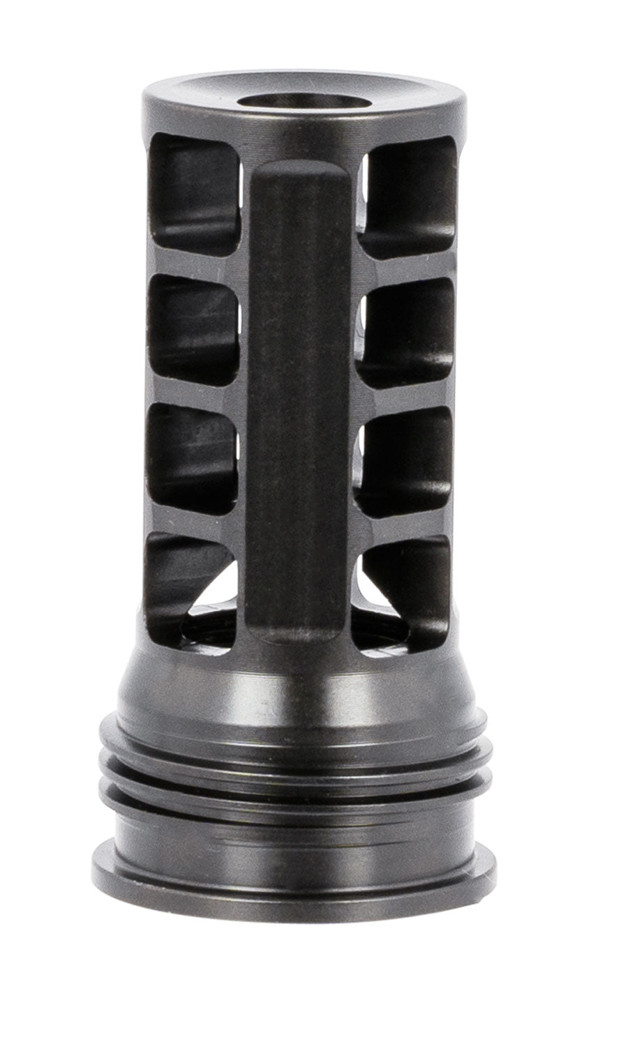 Huxwrx 1598 QD 338 Muzzle Brake Black 3/4"-24 TPI 2.30" OAL 338 Cal AR
