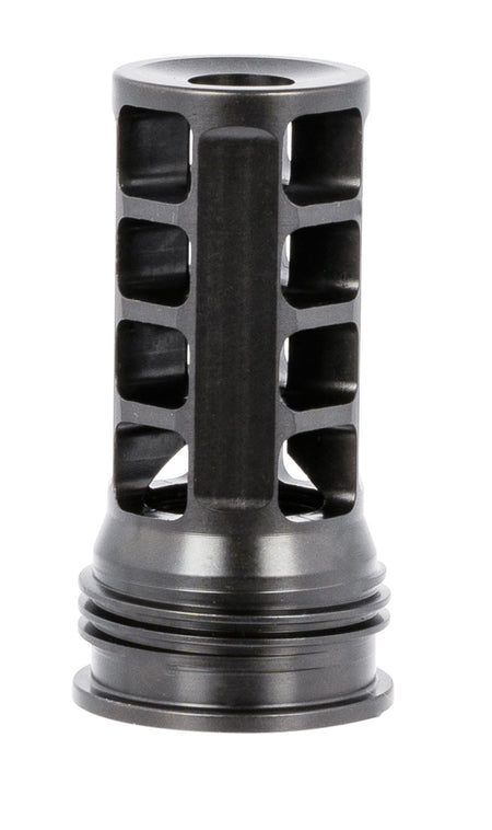 Huxwrx 1598 QD 338 Muzzle Brake Black 3/4"-24 TPI 2.30" OAL 338 Cal AR