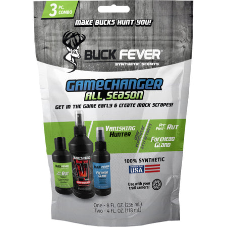 Buck Fever All Season Game Changer Deer Scent Pack