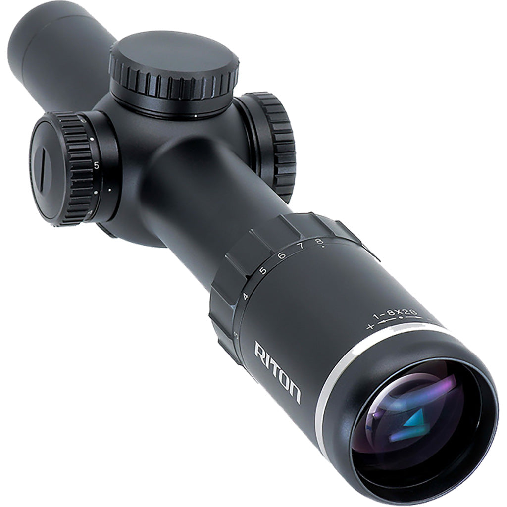 Riton X7 Primal 1-8x28mm Black Rifle Scope RG4 Reticle