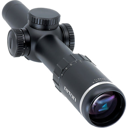 Riton X7 Primal 1-8x28mm Black Rifle Scope RG4 Reticle