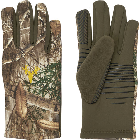 Hot Shot Hawktail Youth Hunting Gloves Realtree Edge Camo