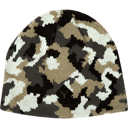 Hot Shot Mountain Camo Fleece-Lined Knit Beanie