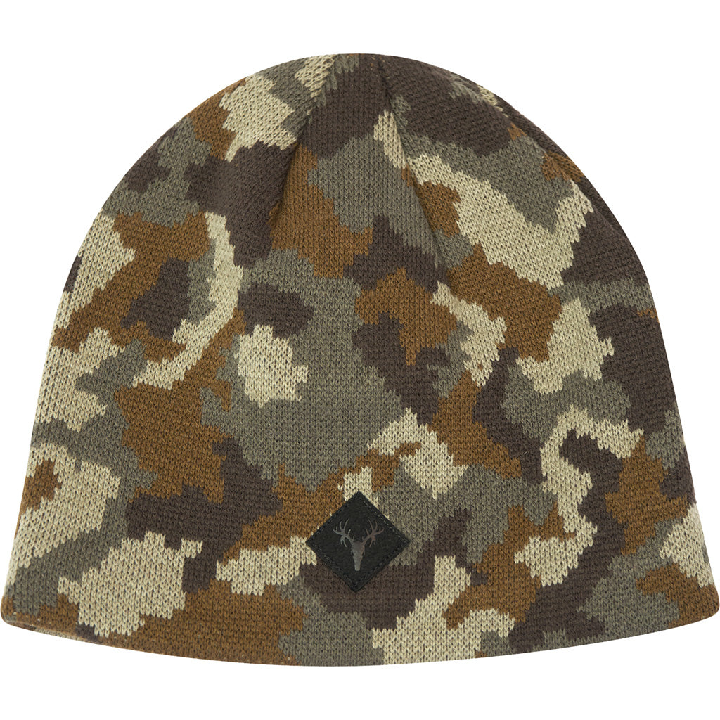 Hot Shot Woodland Camo Fleece-Lined Knit Beanie