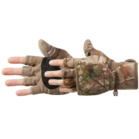 Manzella Bowhunter Convertible Glove Mitten X-Large Realtree Edge Camo