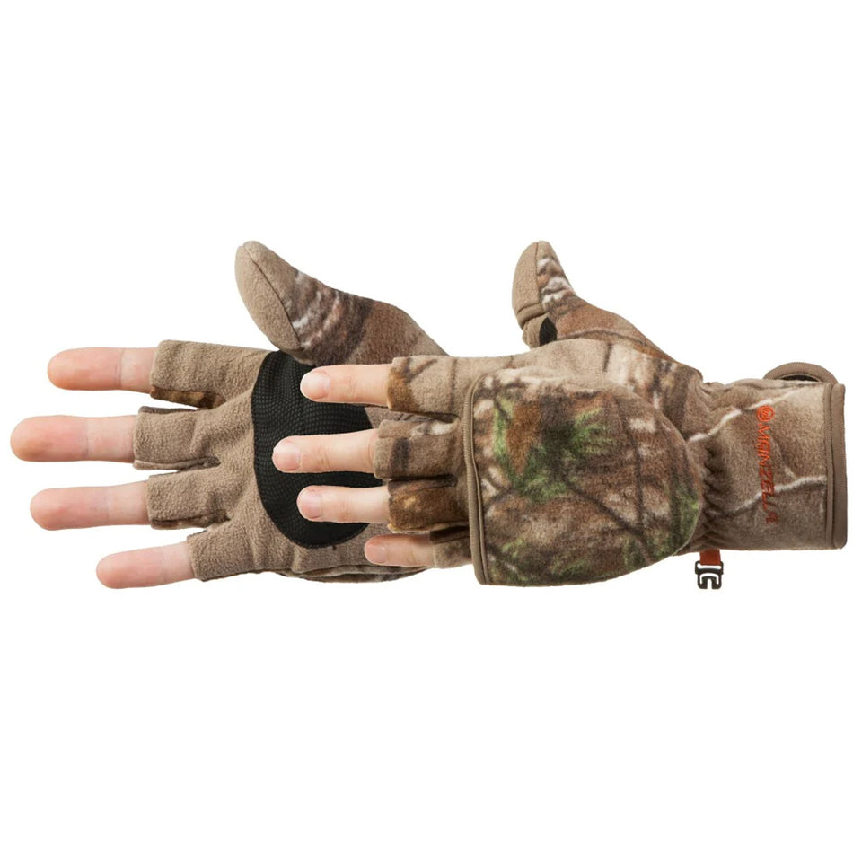 Manzella Bowhunter Convertible Glove Mitten X-Large Realtree Edge Camo