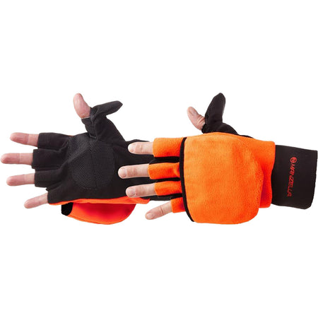 Manzella Hunter Convertible Glove Mitten Medium Blaze Orange
