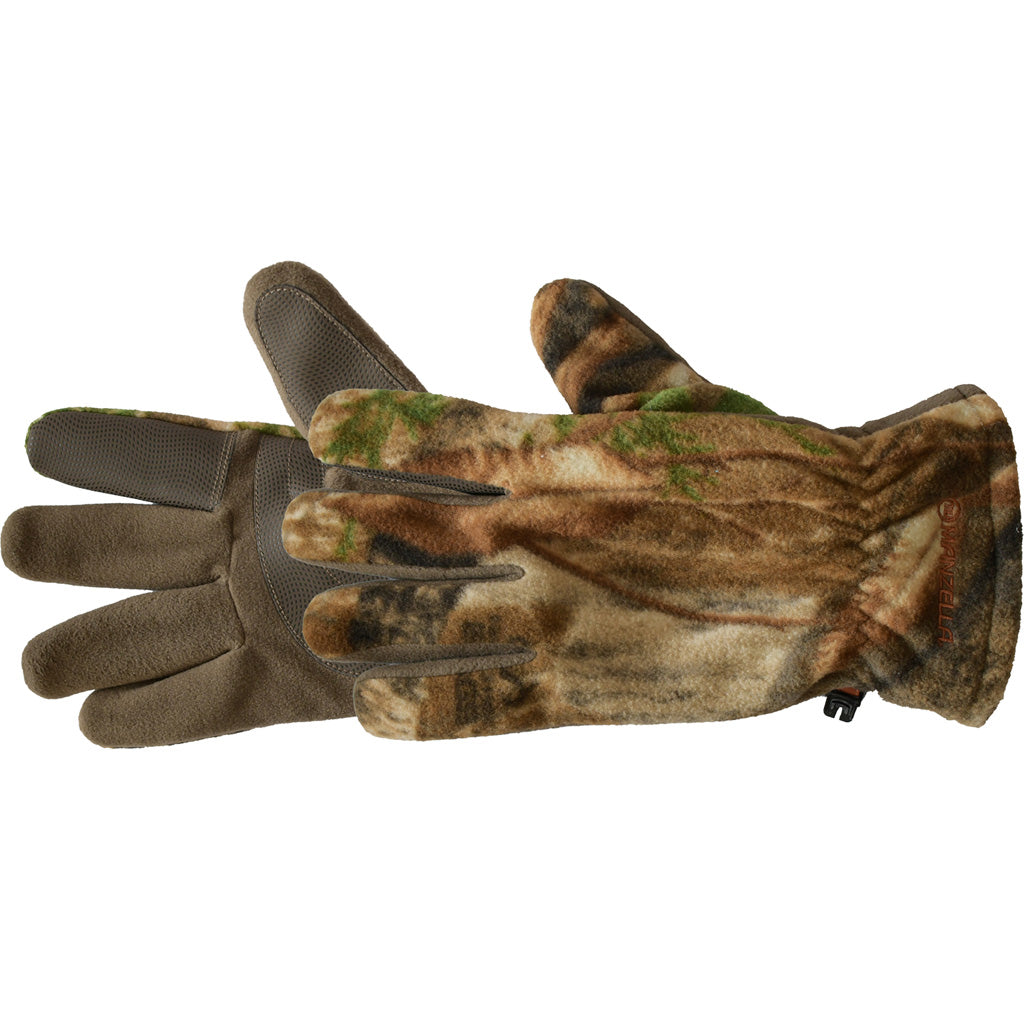 Manzella Hunter Fleece Hunting Gloves Large Realtree Edge