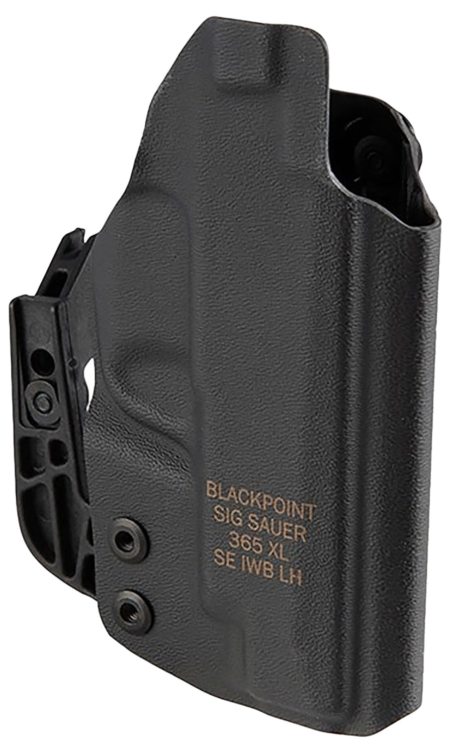Sig Sauer BlackPoint Tactical IWB Holster Black Polymer Belt Clip Fits P365XL Left Hand