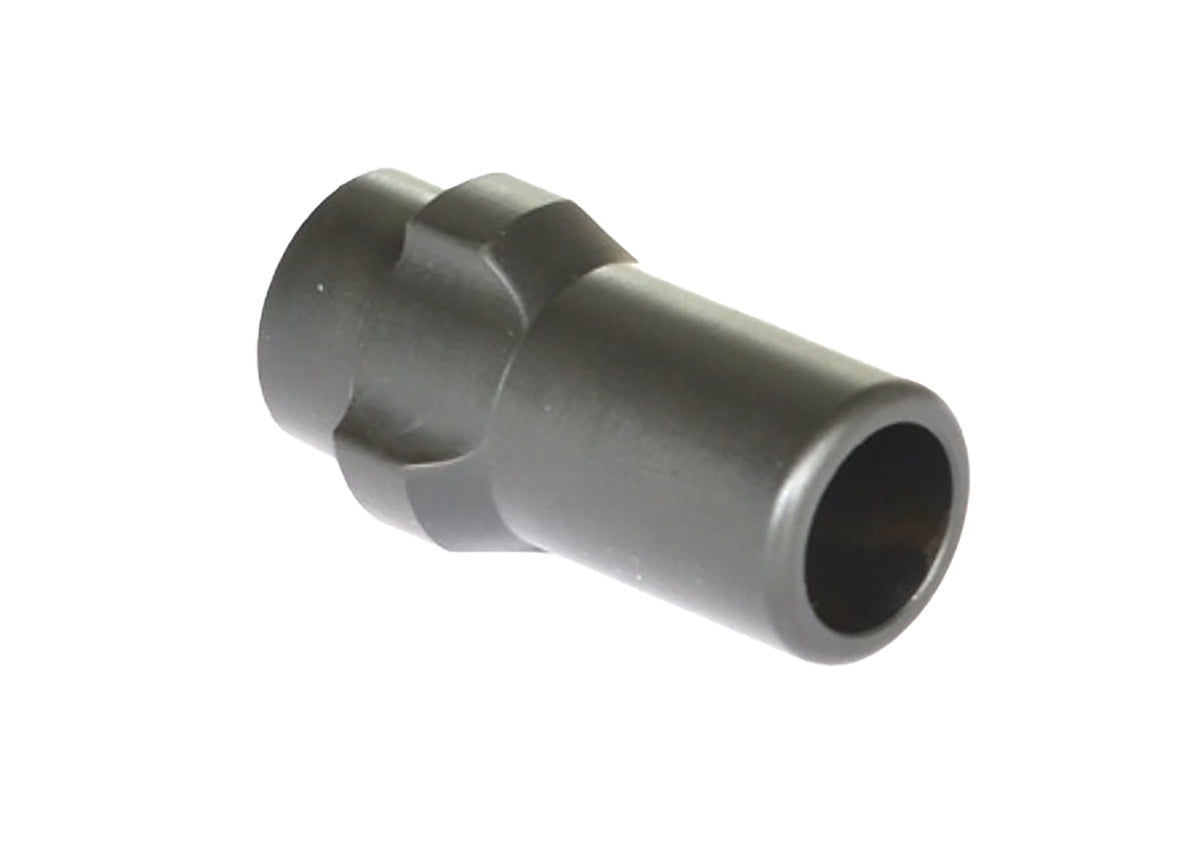 Griffin Armament 3L1228 3-Lug Adapter 9mm Luger 1/2"-28 tpi 17-4 Stainless Steel Black Melonite QPQ