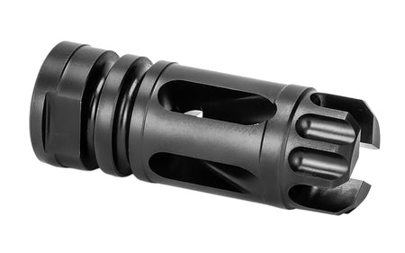 Griffin Armament XHP556FC Gate-LOK Flash Comp Black Nitride 17-4 Stainless 1/2"-28 tpi 5.56x45mm NATO