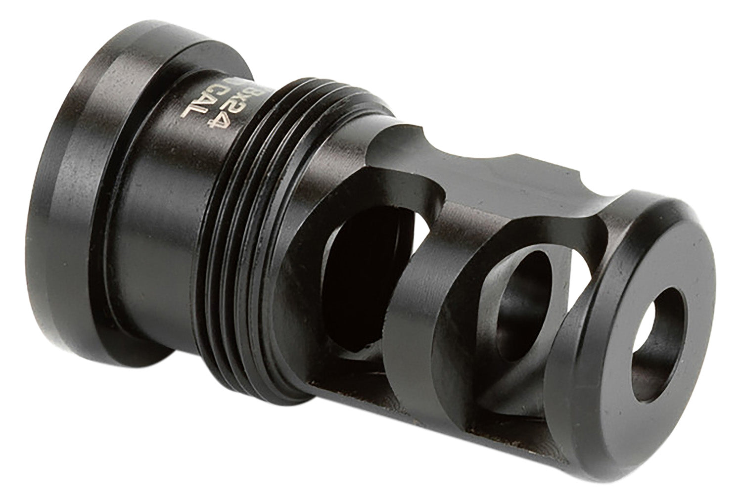 Griffin Armament TMPB30C5824 Paladin 2 Port Taper Mount Muzzle Brake 30 Cal 5/8"-24 tpi Black Melonite 17-4 Stainless