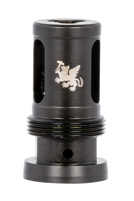 Griffin Armament TMHC305824 Taper Mount Hammer Comp 30 Cal 5/8"-24 tpi Black 17-4 Stainless Steel 1.94" OAL